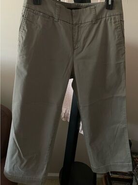Eddie Bauer Dark Cropped Khaki Pants 4